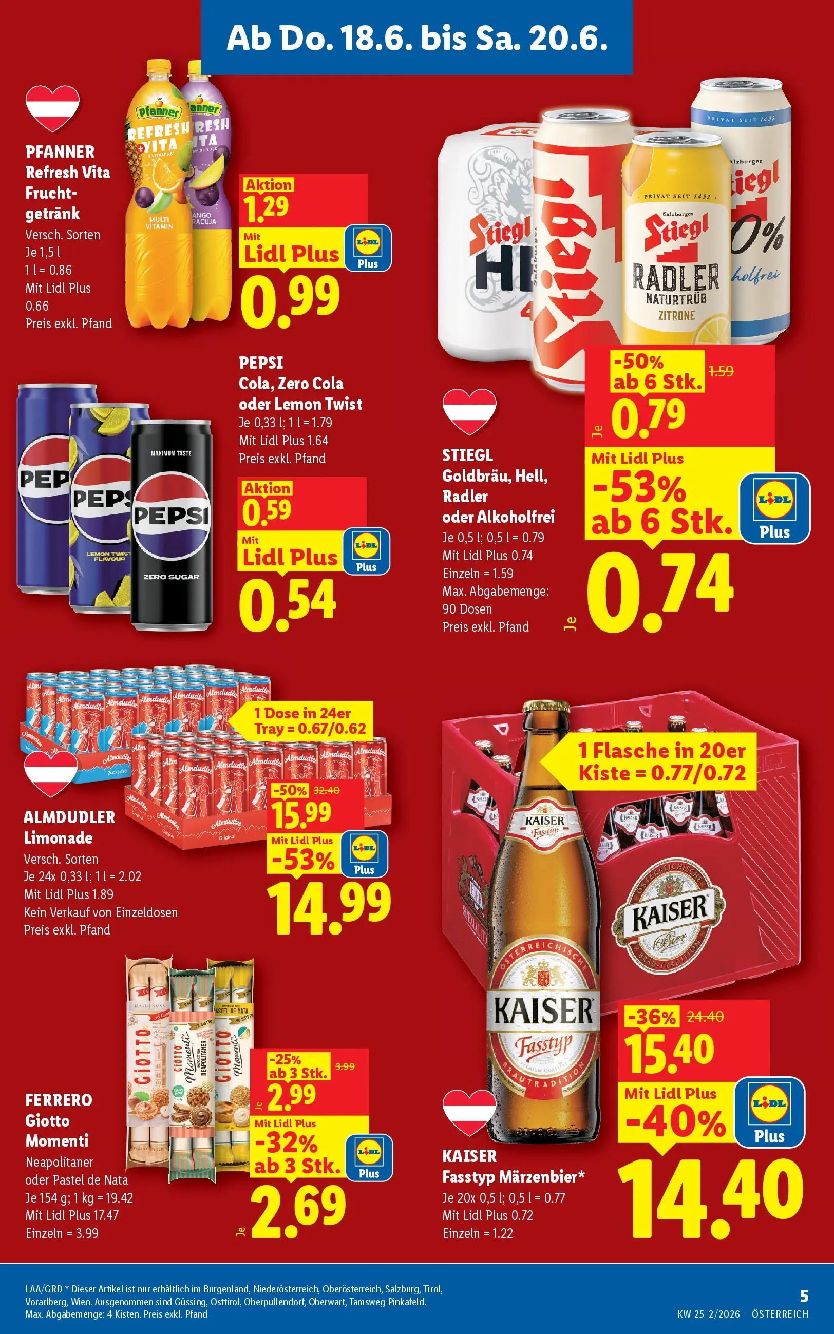 Lidl - Lidl ab 17.06.2026 - Angebote ab donnerstag | Seite: 5 | Produkte: Zitrone