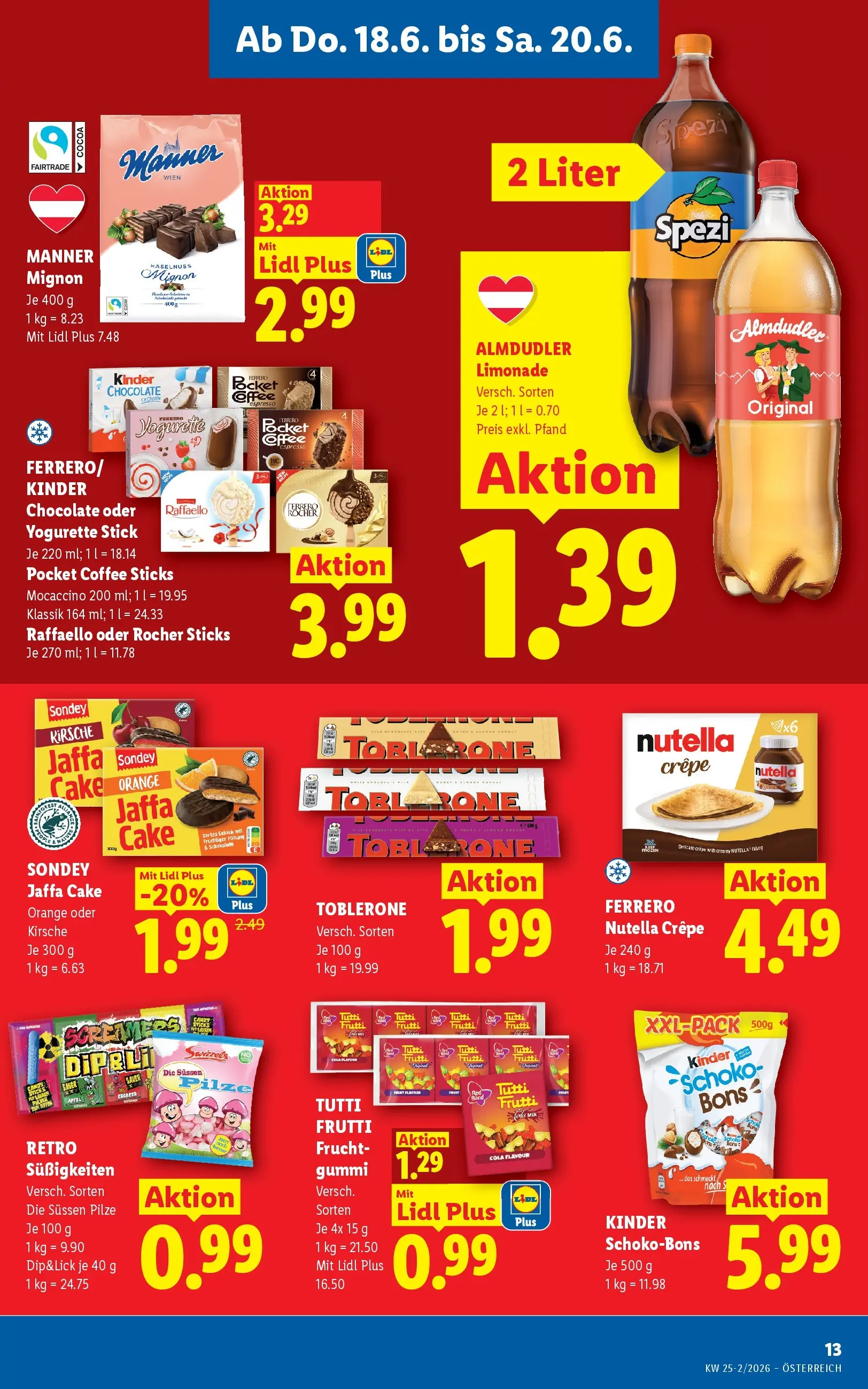 Lidl - Lidl ab 17.06.2026 - Angebote ab donnerstag | Seite: 17 | Produkte: Süßigkeiten