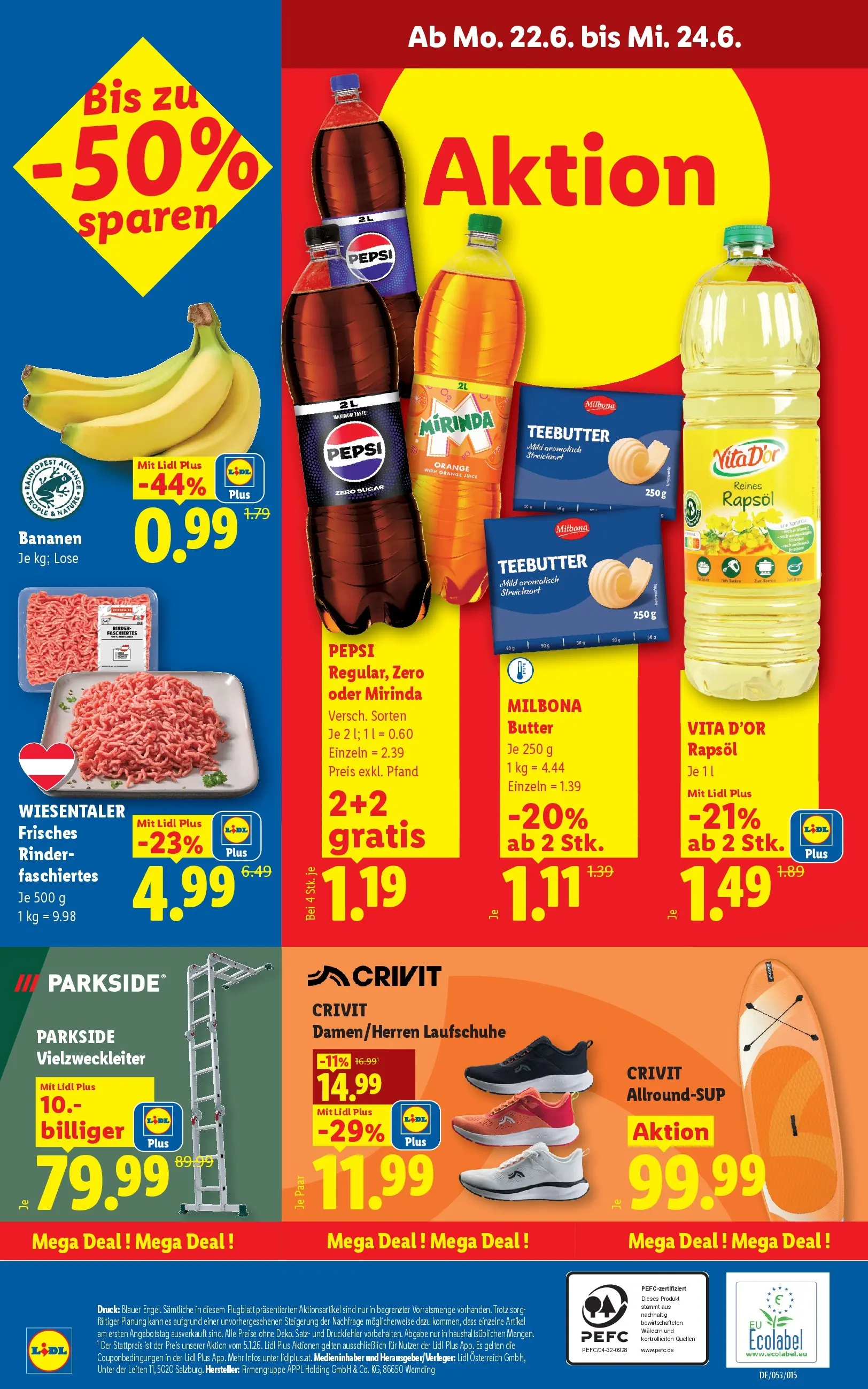 Lidl - Lidl ab 17.06.2026 - Angebote ab donnerstag | Seite: 38 | Produkte: Butter, Bananen