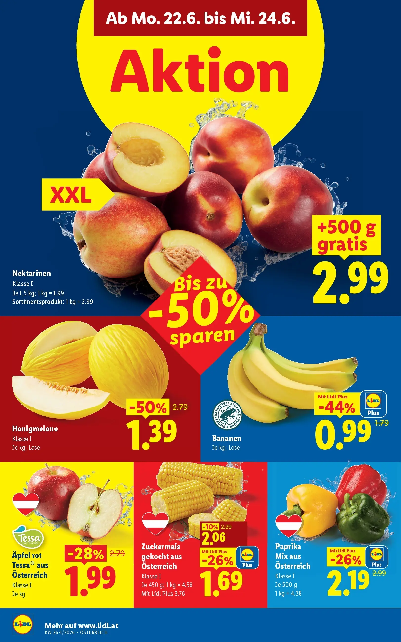 Lidl - Lidl ab 17.06.2026 - Angebote ab donnerstag | Seite: 47 | Produkte: Äpfel, Bananen