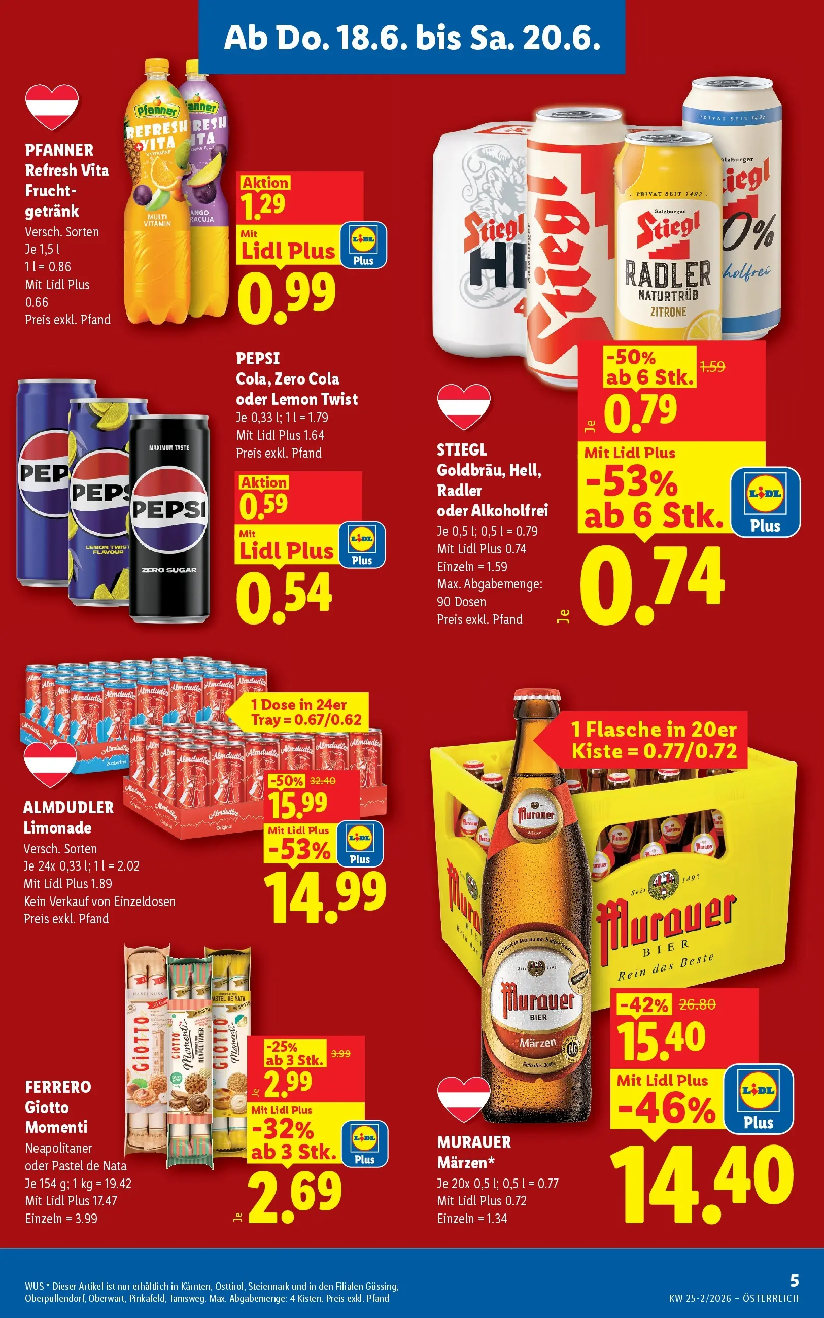 Lidl - Lidl ab 17.06.2026 - Angebote ab donnerstag | Seite: 5 | Produkte: Zitrone, Bier