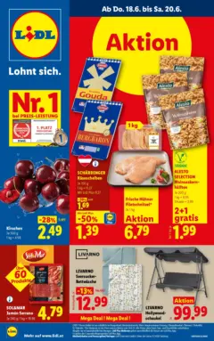 Lidl Flugblatt - Wien, Langenzersdorf, Zwettl ab 18.06.2026 gültig Lidl Flugblatt - Wien, Langenzersdorf, Zwettl ab 18.06.2026 gültig
