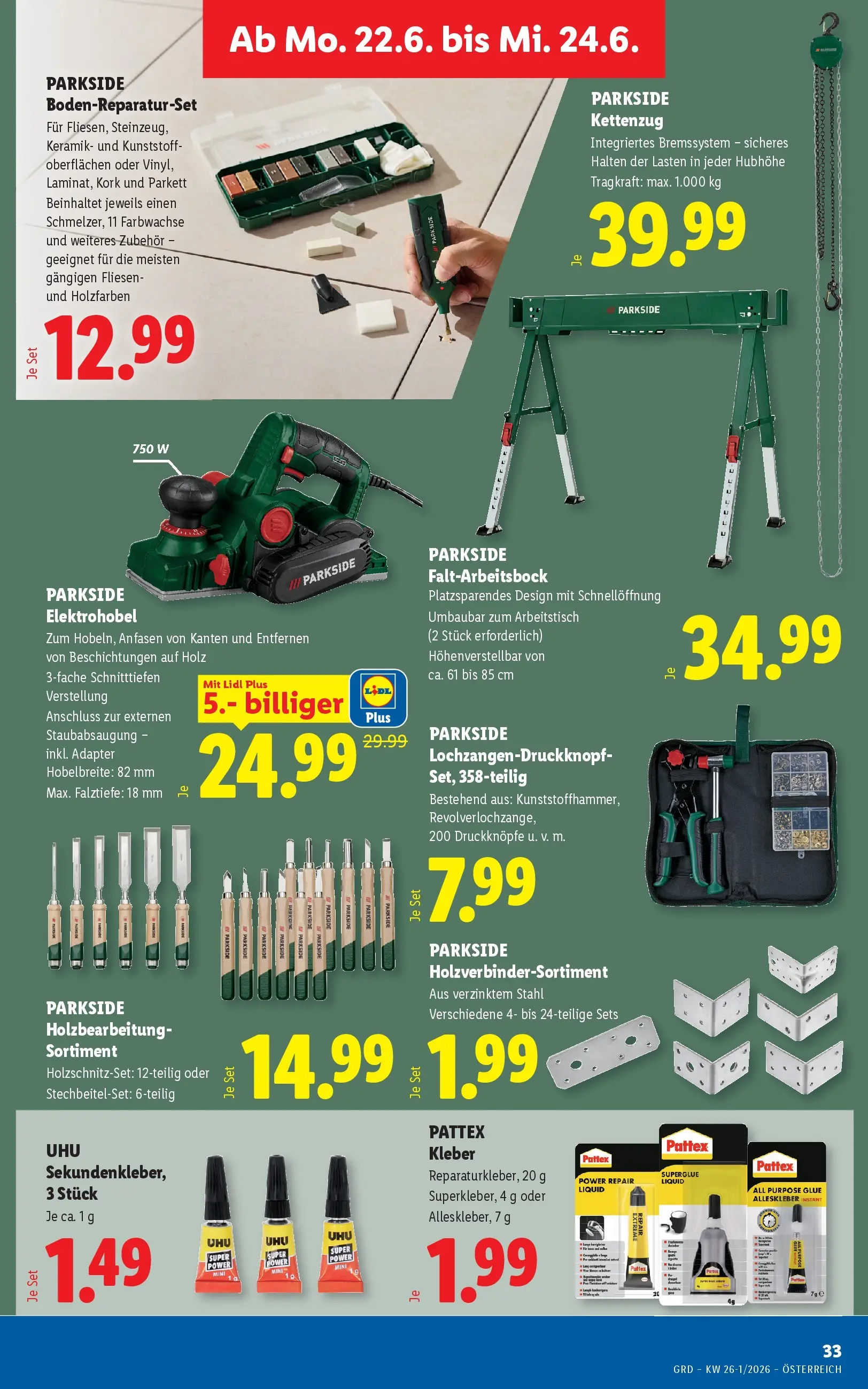 Lidl - Lidl ab 17.06.2026 - Angebote ab donnerstag | Seite: 42 | Produkte: Adapter, Arbeitstisch