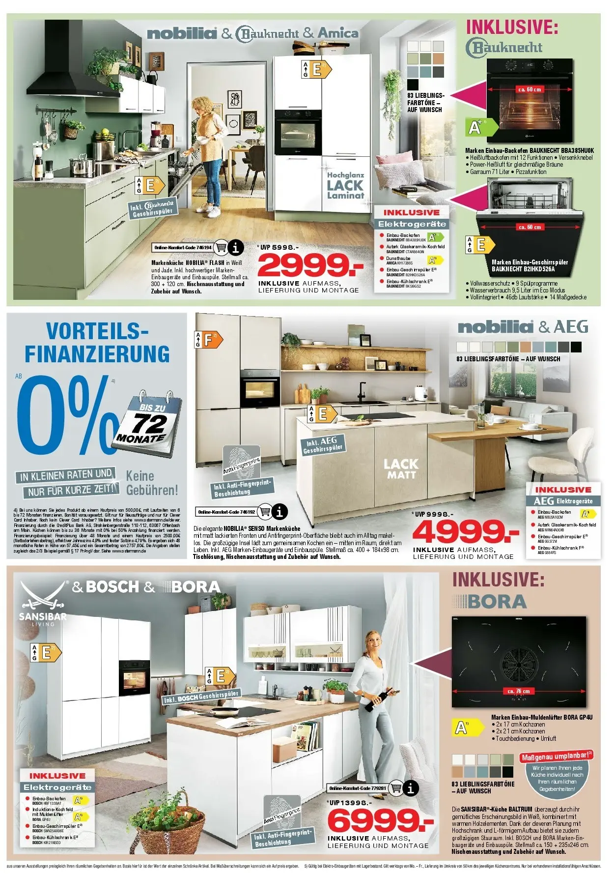 Ostermann Neue Möbel wirken Wunder (ab 20.06.2026) zum Blättern | Seite: 11 | Produkte: Küche, Hochschrank, Backofen, Kuchen