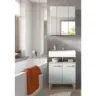 Badezimmer Star Hellgr&uuml;n/Eiche Dekor B: 60cm