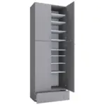 M&ouml;belix Schuhschrank Lona XXL Grau B: 70 cm