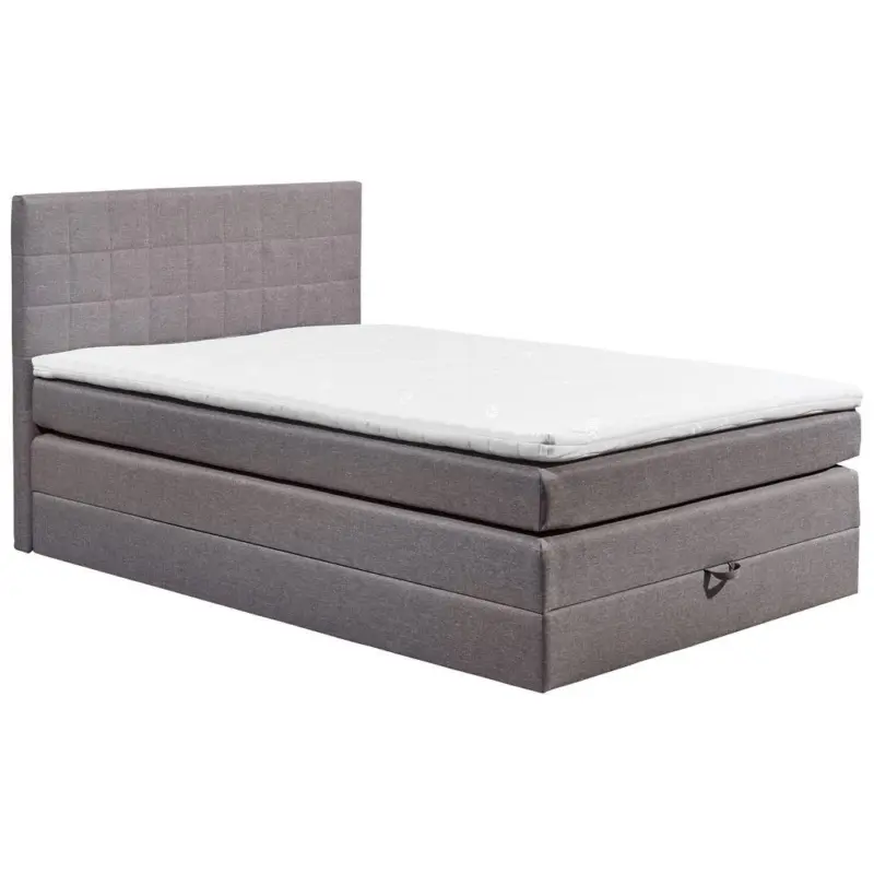 Boxspringbett 140/200 cm in Grau