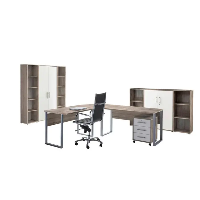 B&uuml;ro Office Edition Wei&szlig;/Sonoma Eiche Dekor