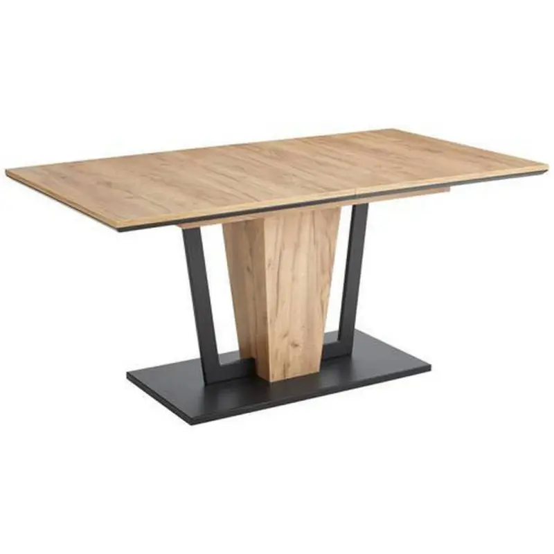 Esstisch 160-200/90/76 cm Nachbildung Holzwerkstoff ausziehbar, in verschiedenen Gr&ouml;&szlig;en erh&auml;ltlich rechteckig Eichefarben