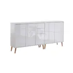 M&ouml;belix SIDEBOARD Mailand Wei&szlig;/Wei&szlig; HG B:184,5cm