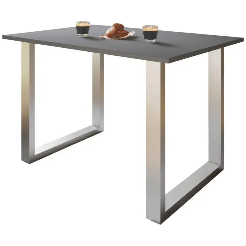 SCHREIBTISCH Lona Anthrazit B: 80 cm