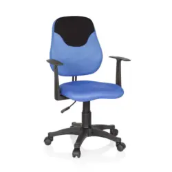 Jugenddrehstuhl in Blau, Schwarz