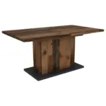 XXXLutz Lauterach - Ihr M&ouml;belhaus bei Bregenz Esstisch 160/90/75 cm Nachbildung Holzwerkstoff in verschiedenen Holzdekoren erh&auml;ltlich, schnell aufzubauende und stabile Arbeitsfl&auml;che rechteckig Anthrazit, Alteiche