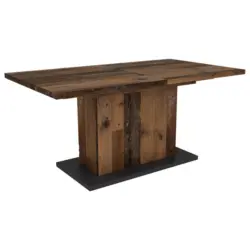 Esstisch 160/90/75 cm Nachbildung Holzwerkstoff in verschiedenen Holzdekoren erh&auml;ltlich, schnell aufzubauende und stabile Arbeitsfl&auml;che rechteckig Anthrazit, Alteiche