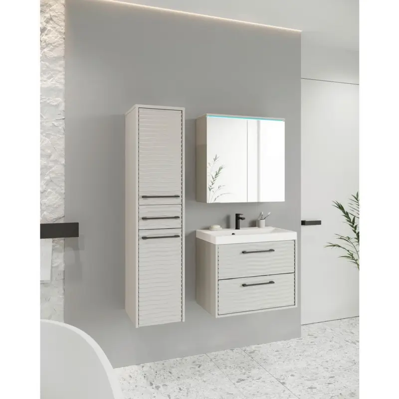 Badm&ouml;bel-Set 4--Teilig. Toronto 90cm Kashmir