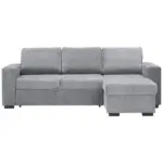 XXXLutz Lauterach - Ihr M&ouml;belhaus bei Bregenz Ecksofa in Velours Grau 244/157 cm