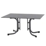 M&ouml;belix Gartentisch klappbar Metall /Kunststoff/Holz L 140 cm