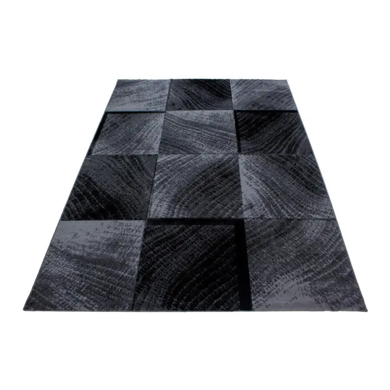 Webteppich 200/290 cm Plus 8003 Schwarz