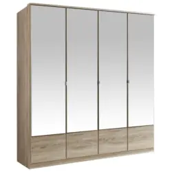 Dreht&uuml;renschrank in Eichefarben