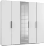 m&ouml;max Dornbirn - Ihr Trendm&ouml;belhaus in Dornbirn Dreht&uuml;renschrank Level 36A mit Spiegel ca. 250 cm Wei&szlig;