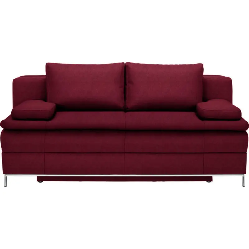 Boxspringsofa Centa in Webstoff Bordeaux Modern