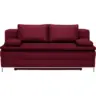 Boxspringsofa Centa in Webstoff Bordeaux Modern