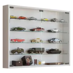 H&auml;ngevitrine in Wei&szlig;