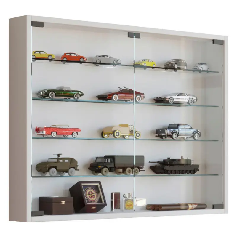H&auml;ngevitrine in Wei&szlig;