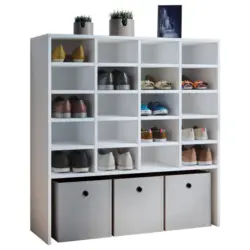 Schuhregal 92/99/33 cm
