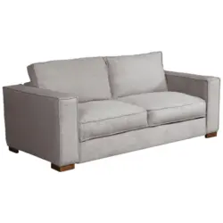 Schlafsofa in Cord Hellgrau