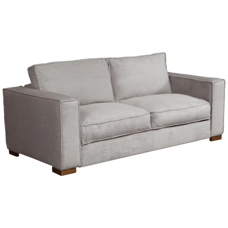Schlafsofa in Cord Hellgrau