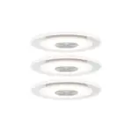 M&ouml;belix LED-Deckenleuchte 3er-Set &Oslash; 12 cm, 1-Flammig, rund