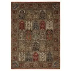 Orientteppich 80/300 cm Sonam Bakhtyari Rot Rot