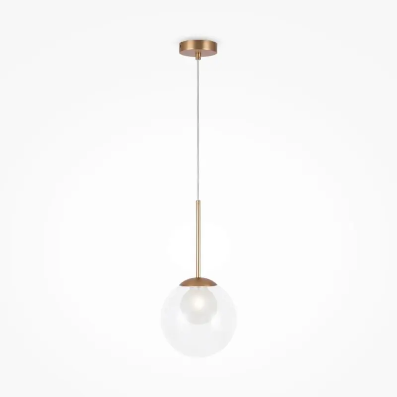Pendelleuchte Basic Form Goldfarben max. 20 Watt