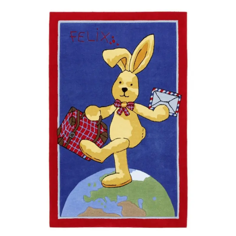 Kinderteppich 110/170 cm Felix der Hase