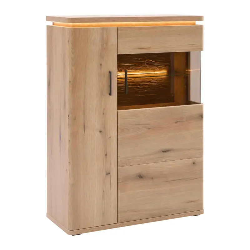 Highboard Alameda Eichefarben