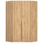 M&ouml;belix ECKKLEIDERSCHRANK Alabama Eiche Dekor B: 117 cm
