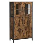 M&ouml;belix HIGHBOARD Schwarz, Dunkelbraun B: 60 cm