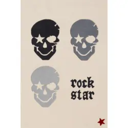 Kinderteppich 130/190 cm Rock Star