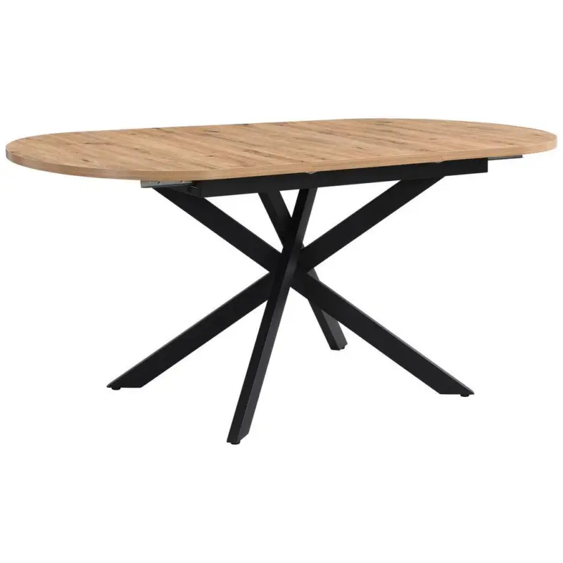 Esstisch ausziehbar Ezra 120-160x90 cm Wildeiche Dekor