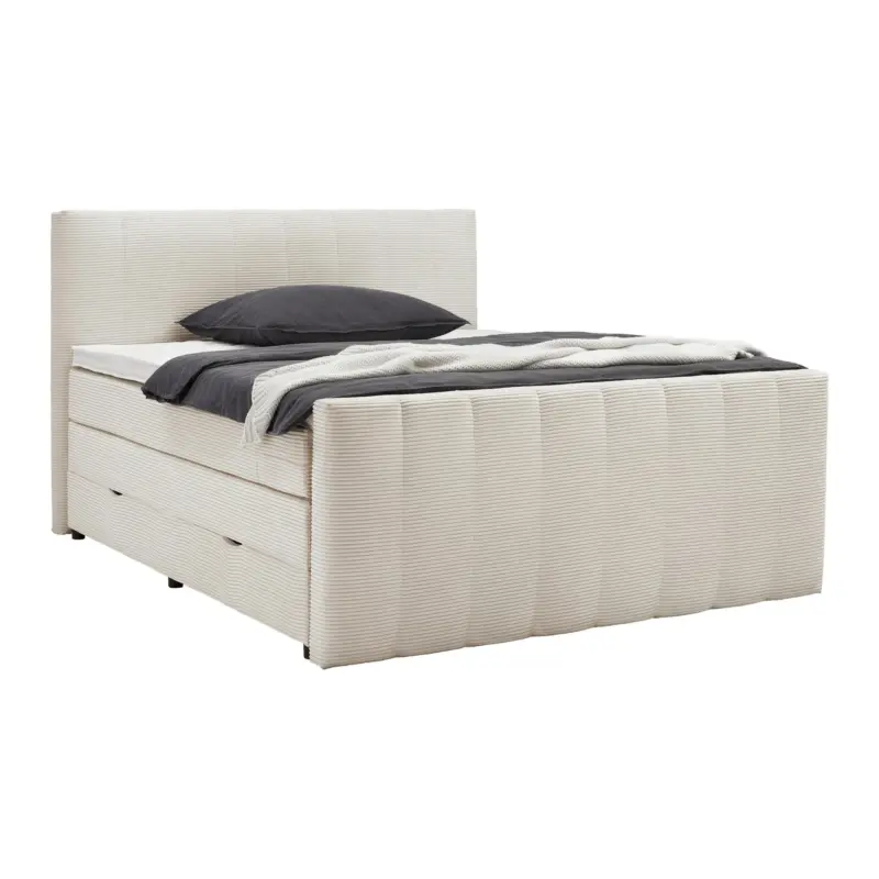 Boxspringbett Malaga Beige ca. 160x200cm