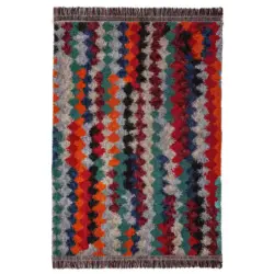 Hochflorteppich 133/190 cm Multicolor