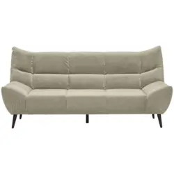 3-Sitzer-Sofa in Mikrofaser Creme