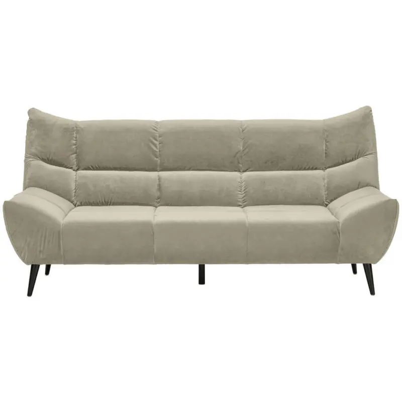 3-Sitzer-Sofa in Mikrofaser Creme