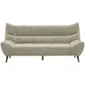 3-Sitzer-Sofa in Mikrofaser Creme