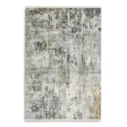 Webteppich 140/200 cm Positano Anthrazit, Creme