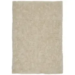 Teppich Super Flokati 1400 Naturwollshaggy 310x410 cm