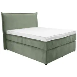 Boxspringbett 120/200 cm in Gr&uuml;n