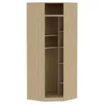 M&ouml;belix Eckschrank Korpus Unit 91,1 x 91,1 cm Eichefarben