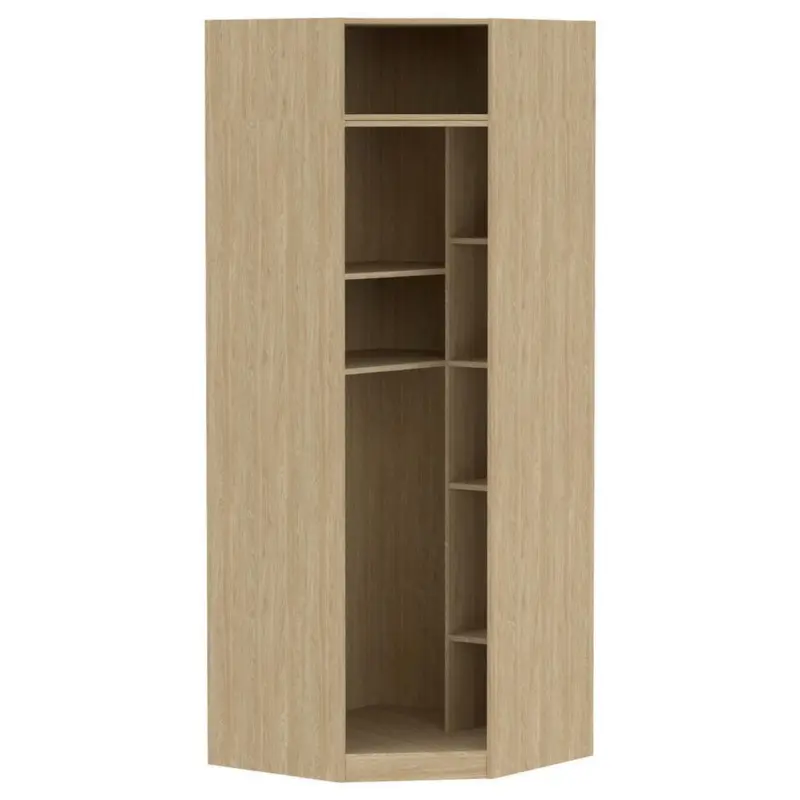 Eckschrank Korpus Unit 91,1 x 91,1 cm Eichefarben
